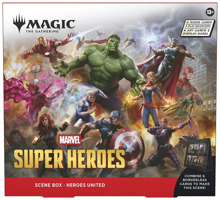 Magic the Gathering Marvel Super Heroes Scene Box English - Heroes United